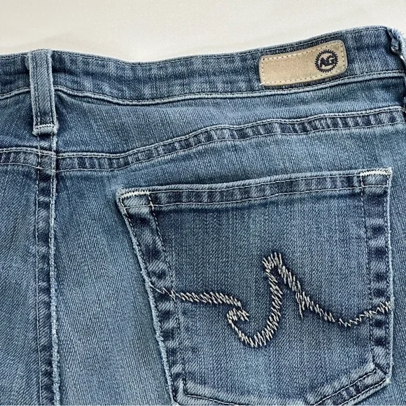 AG Adriano Goldschmied Light Blue Straight Leg Jeans - Picture 5 of 14